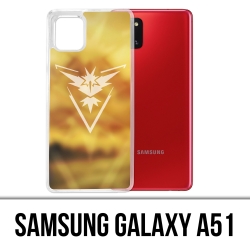 Funda para Samsung Galaxy A51 - Pokémon Go Team Yellow Grunge