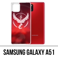 Custodia per Samsung Galaxy A51 - Pokémon Go Team Red Grunge