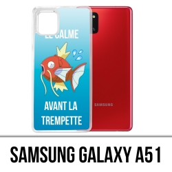 Coque Samsung Galaxy A51 - Pokémon Le Calme Avant La Trempette Magicarpe