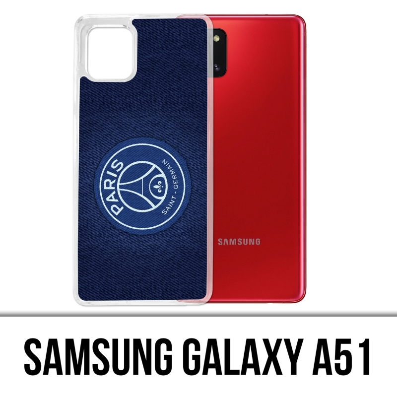 Coque Samsung Galaxy A51 - Psg Minimalist Fond Bleu