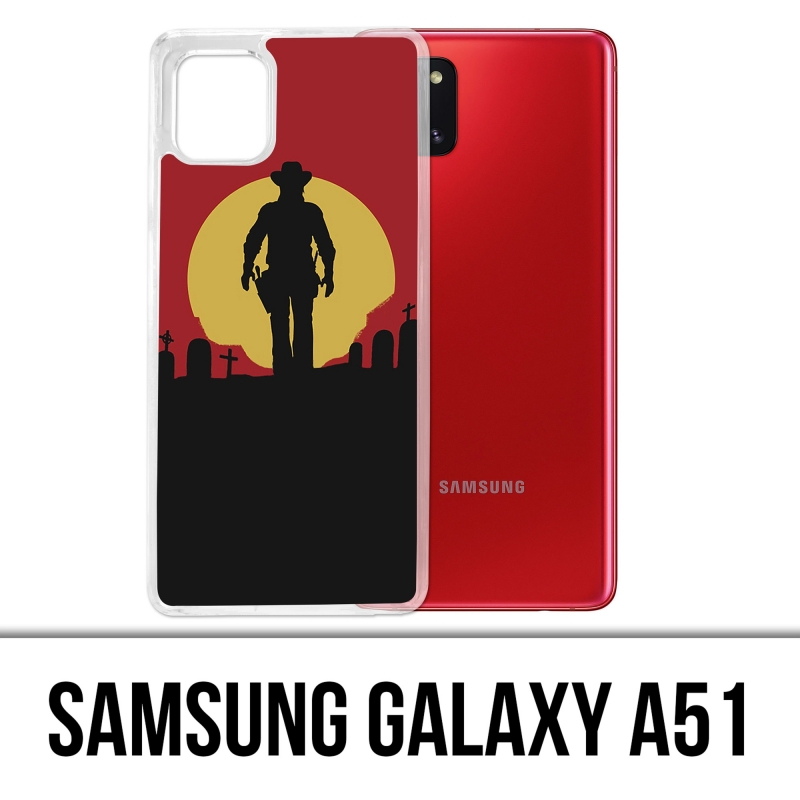 Samsung Galaxy A51 Case - Red Dead Redemption Sun.