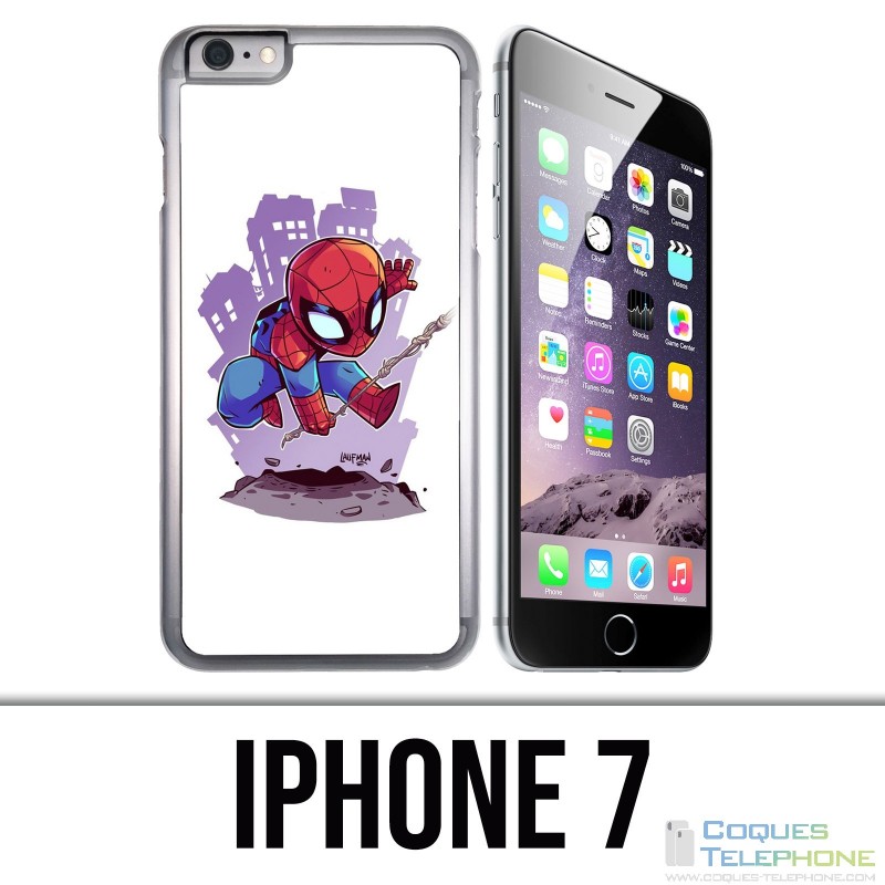 Coque iPhone 7 - Spiderman Cartoon