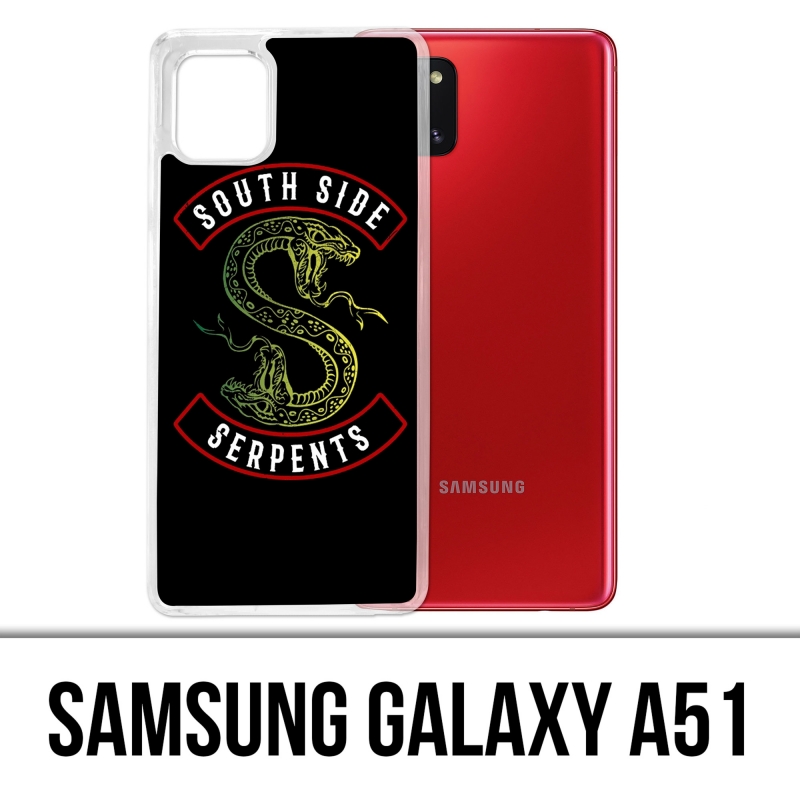 Funda Samsung Galaxy A51 - Logotipo de la serpiente del lado sur de Riderdale