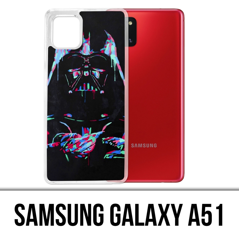 Coque Samsung Galaxy A51 - Star Wars Dark Vador Néon