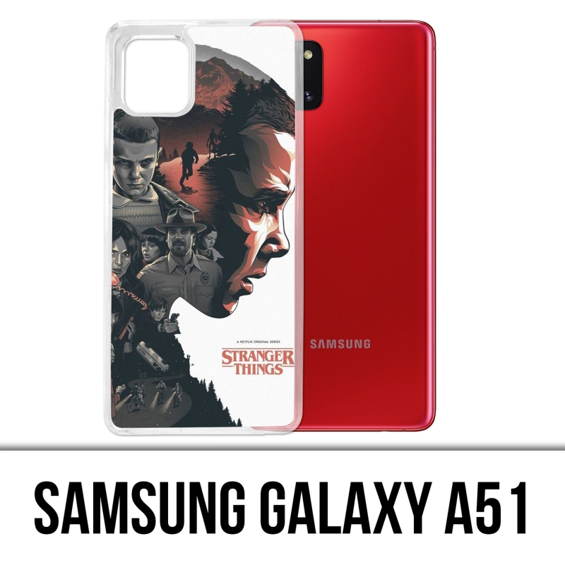 Coque Samsung Galaxy A51 - Stranger Things Fanart