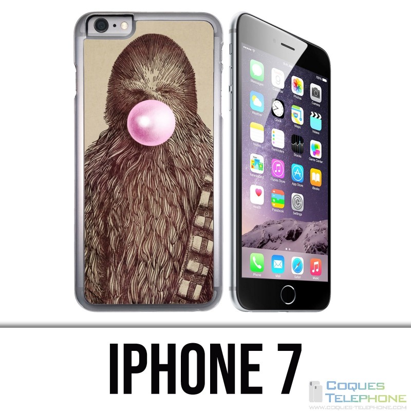 Custodia per iPhone 7 - Star Wars Chewbacca Chewing Gum