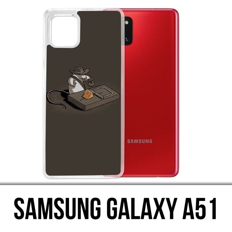 Coque Samsung Galaxy A51 - Tapette Souris Indiana Jones