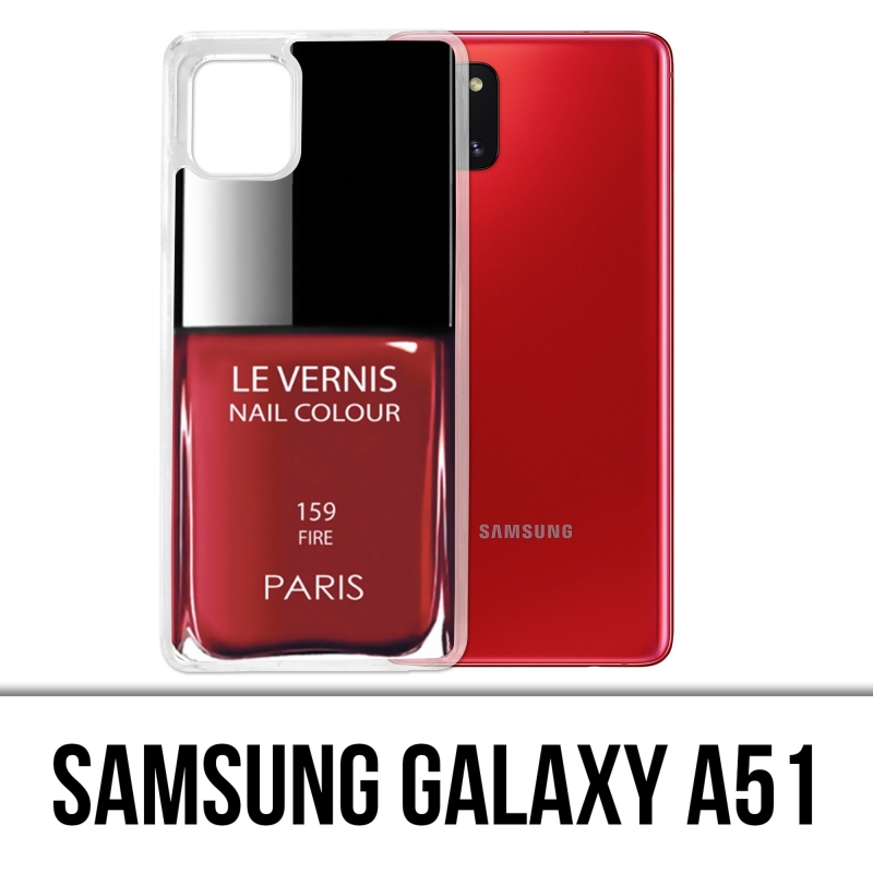 Funda Samsung Galaxy A51 - Barniz rojo París