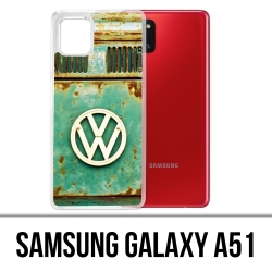 Funda Samsung Galaxy A51 - Logotipo Vw Vintage