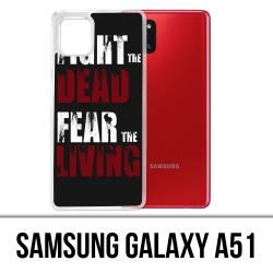 Custodie e protezioni Samsung Galaxy A51 - Walking Dead Fight The Dead Fear The Living