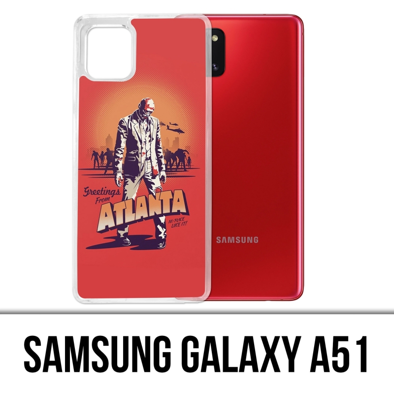 Funda Samsung Galaxy A51 - Saludos de Walking Dead desde Atlanta