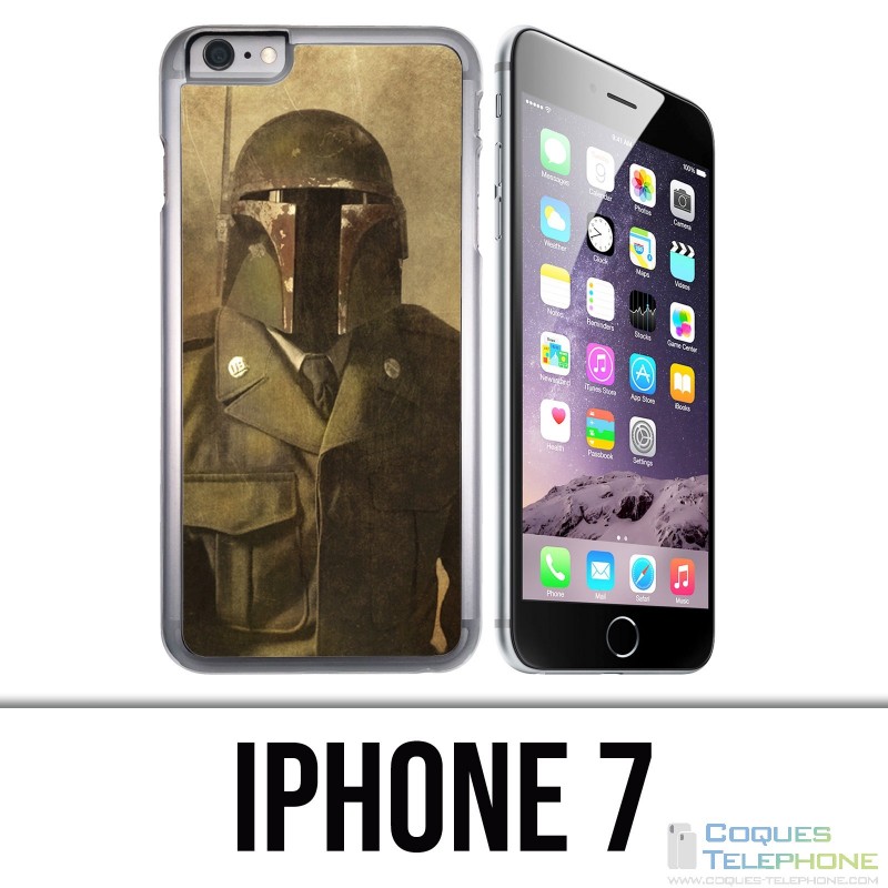 Coque iPhone 7 - Star Wars Vintage Boba Fett