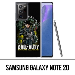Funda Samsung Galaxy Note 20 - Call Of Duty X Dragon Ball Saiyan Warfare