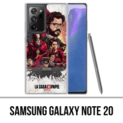 Funda Samsung Galaxy Note 20 - La Casa De Papel - Pintura Comics