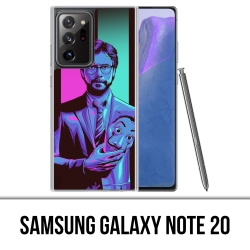 Coque Samsung Galaxy Note 20 - La Casa De Papel - Professeur Neon