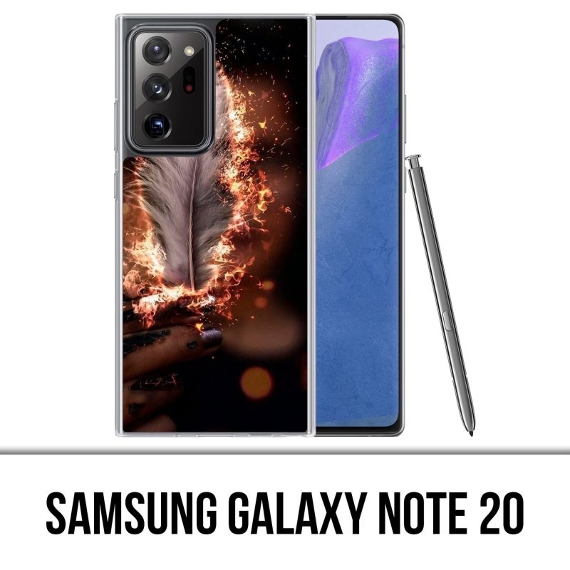 Custodia per Samsung Galaxy Note 20 - Piuma di fuoco