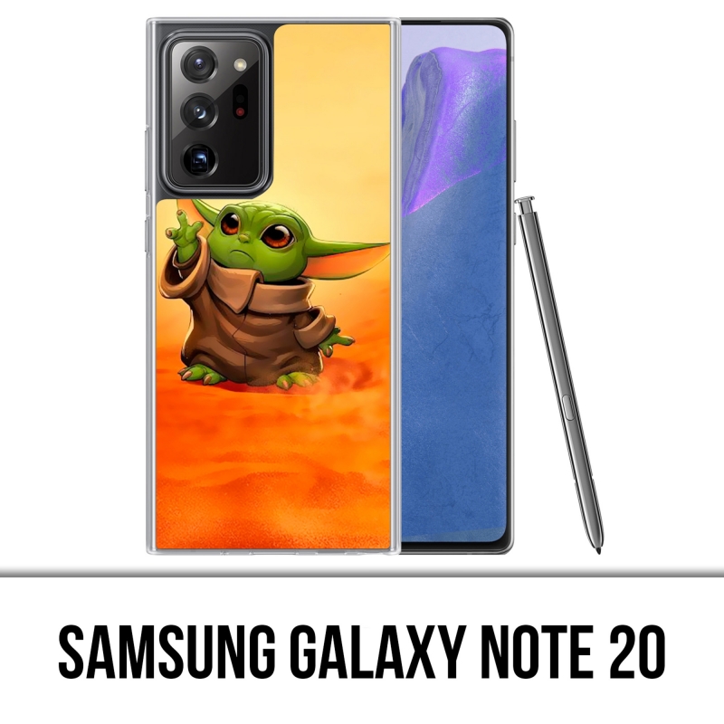 Coque Samsung Galaxy Note 20 - Star Wars Baby Yoda Fanart