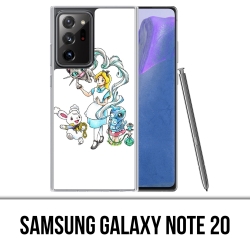 Custodie e protezioni Samsung Galaxy Note 20 - Alice nel paese delle meraviglie Pokémon