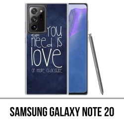 Coque Samsung Galaxy Note 20 - All You Need Is Chocolate
