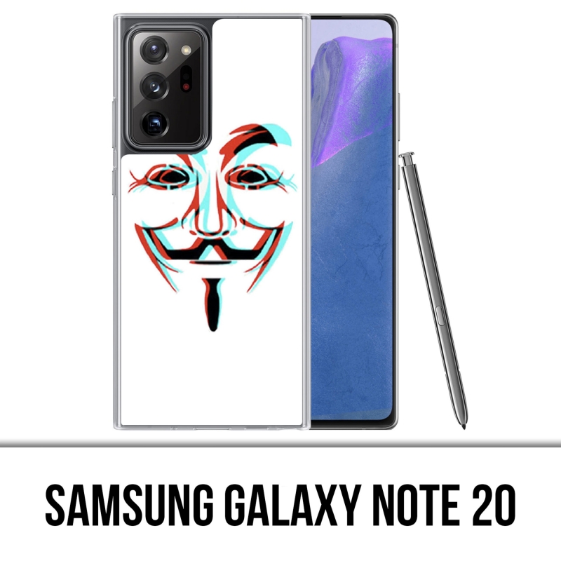 Coque Samsung Galaxy Note 20 - Anonymous 3D