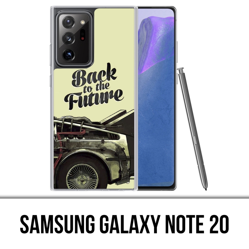 Coque Samsung Galaxy Note 20 - Back To The Future Delorean 2