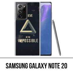 Coque Samsung Galaxy Note 20 - Believe Impossible