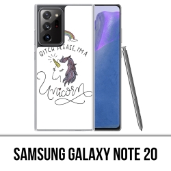 Coque Samsung Galaxy Note 20 - Bitch Please Unicorn Licorne