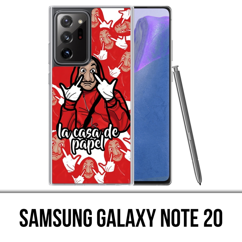 Funda Samsung Galaxy Note 20 - Casa De Papel Cartoon