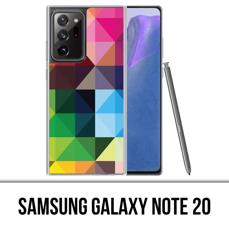 Custodia per Samsung Galaxy Note 20 - Cubi multicolori