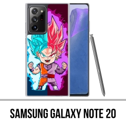 Coque Samsung Galaxy Note 20 - Dragon Ball Black Goku Cartoon