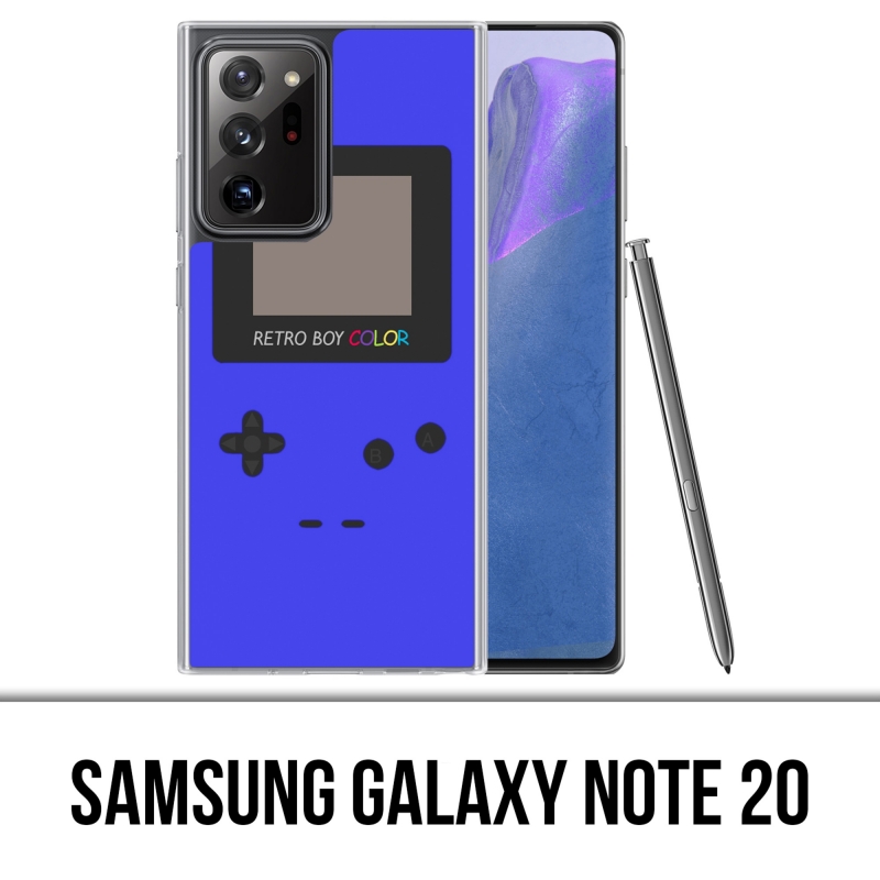 Funda Samsung Galaxy Note 20 - Game Boy Color Azul