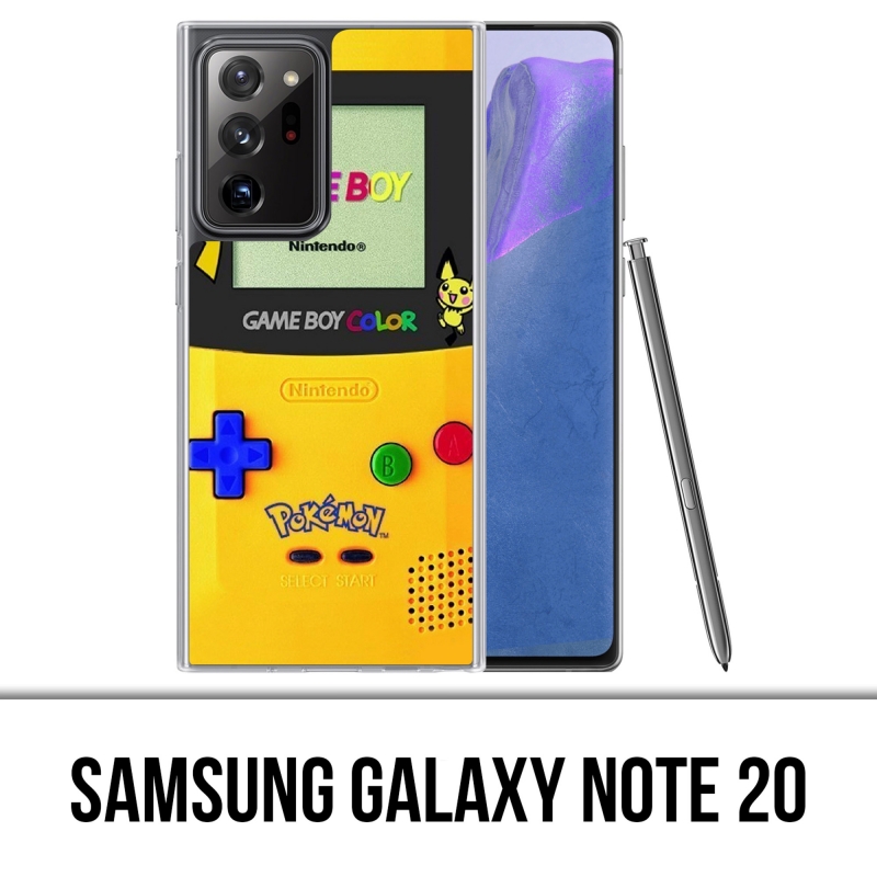 Funda Samsung Galaxy Note 20 - Game Boy Color Pikachu Pokémon Amarillo