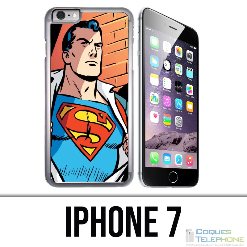 Coque iPhone 7 - Superman Comics