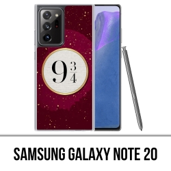 Coque Samsung Galaxy Note 20 - Harry Potter Voie 9 3 4
