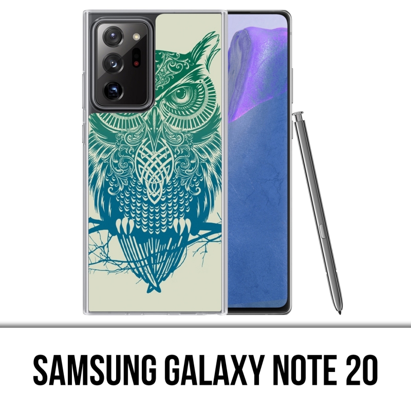 Custodia per Samsung Galaxy Note 20 - Gufo astratto