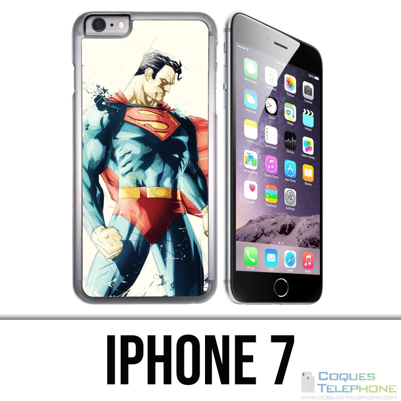 Custodia per iPhone 7 - Superman Paintart