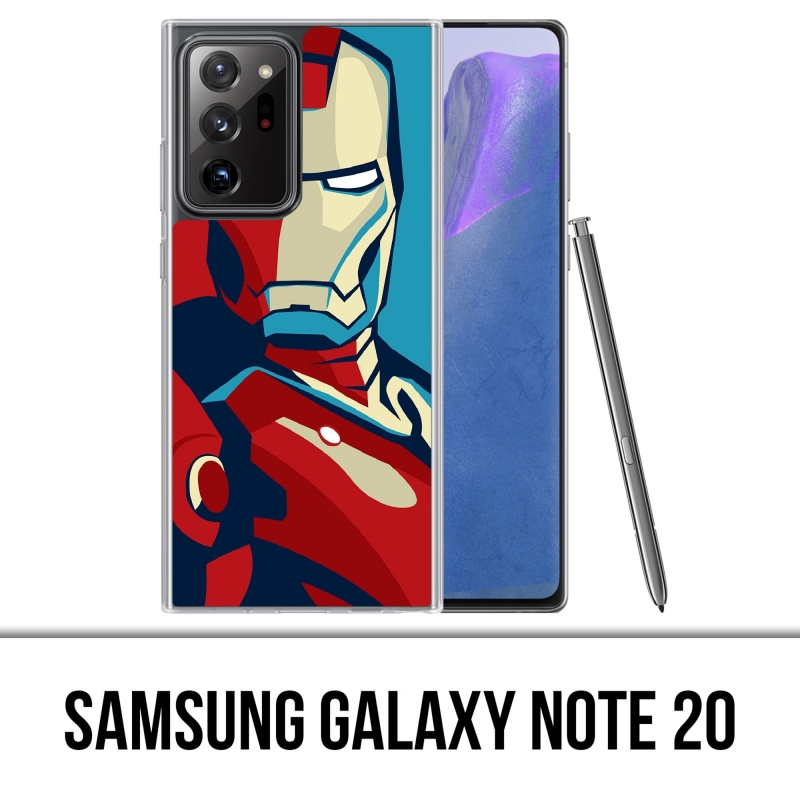 Coque Samsung Galaxy Note 20 - Iron Man Design Affiche