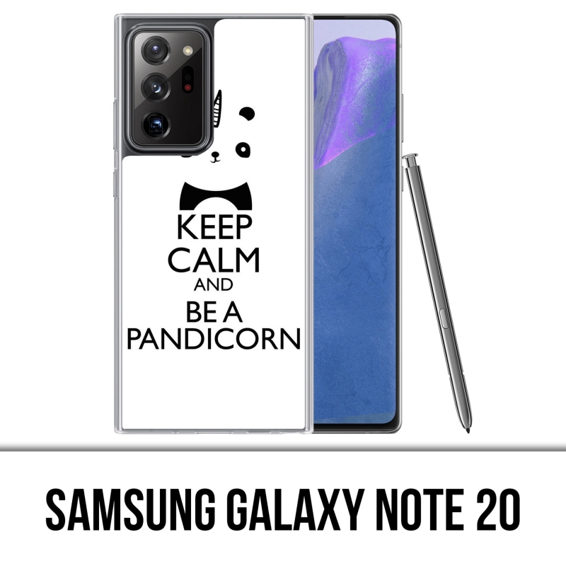 Custodia per Samsung Galaxy Note 20 - Keep Calm Pandicorn Panda Unicorn