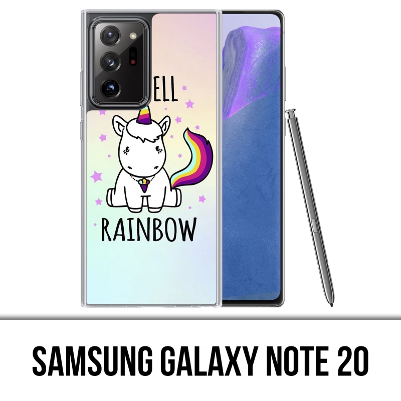 Custodia per Samsung Galaxy Note 20 - Unicorn I Smell Raimbow