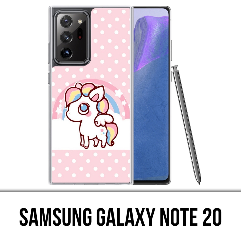 Custodia per Samsung Galaxy Note 20 - Kawaii Unicorn