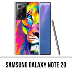 Custodia per Samsung Galaxy Note 20 - Leone multicolore