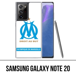 Samsung Galaxy Note 20 Case - Om Marseille Logo White
