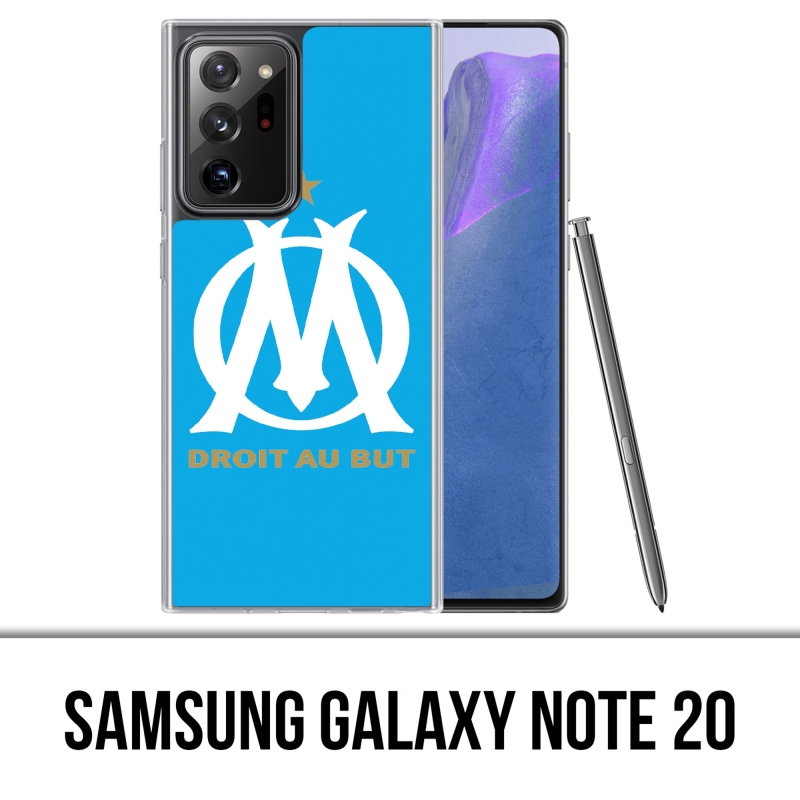 Samsung Galaxy Note 20 Case - Om Marseille Blue Logo