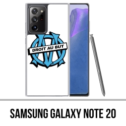 Coque Samsung Galaxy Note 20 - Logo Om Marseille Droit Au But