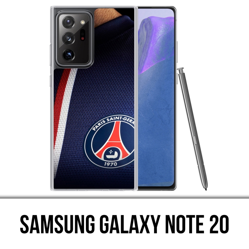 Coque Samsung Galaxy Note 20 - Maillot Bleu Psg Paris Saint Germain