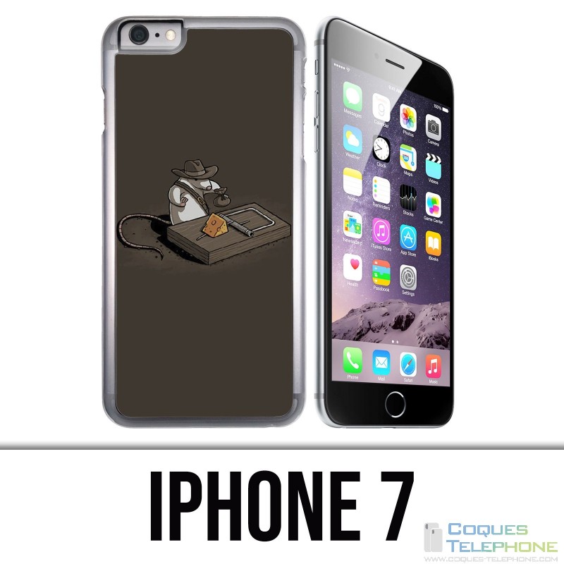 Coque iPhone 7 - Tapette Souris Indiana Jones