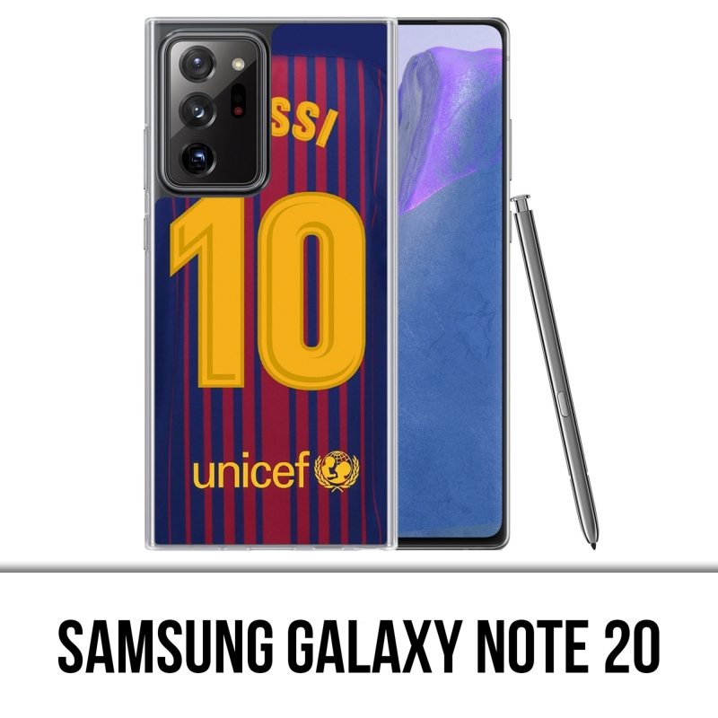 Coque Samsung Galaxy Note 20 - Messi Barcelone 10