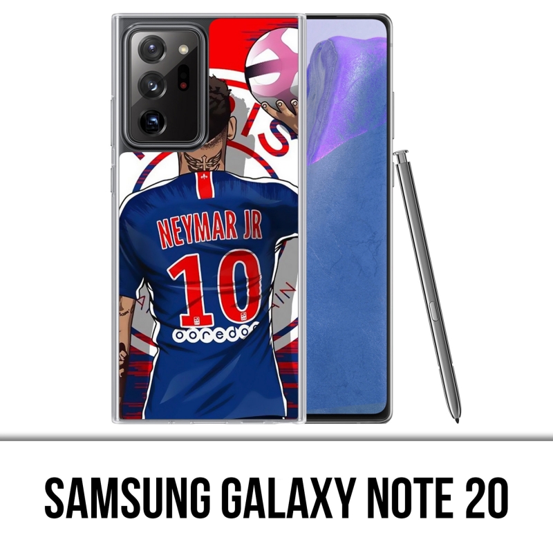 Funda Samsung Galaxy Note 20 - Neymar Psg Cartoon