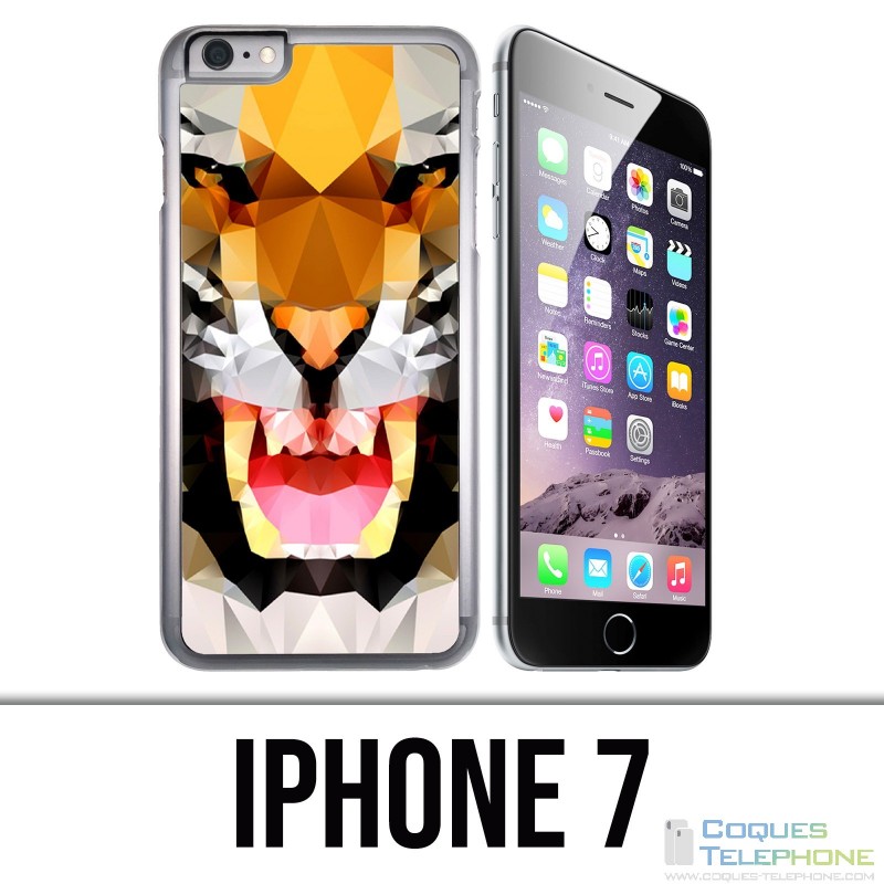 Coque iPhone 7 - Tigre Geometrique