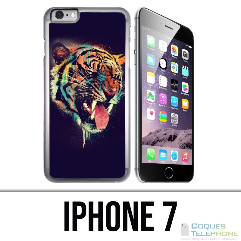 IPhone 7 Fall - Tiger-Malerei